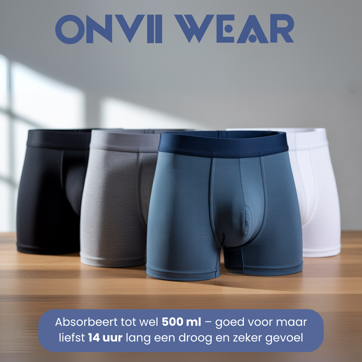 ONVII Mannen incontinentie boxer